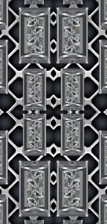 Modern geometric diamond pattern background.