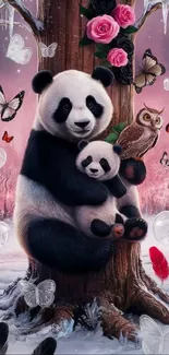 Giant Panda Vertebrate Carnivores Live Wallpaper