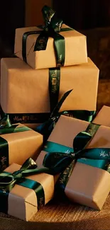 Gift Wrapping Rectangle Present Live Wallpaper