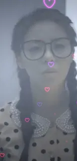 Glasses Lip Chin Live Wallpaper