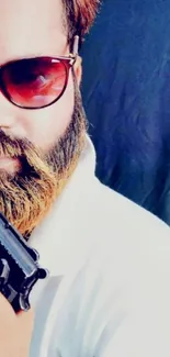 Glasses Vision Care Beard Live Wallpaper