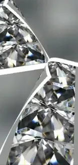Gleaming diamond pattern mobile wallpaper.