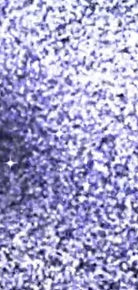 Glittery purple phone wallpaper with twinkling stars and a shimmering effect.