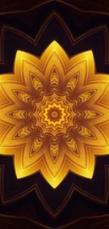 Gold Amber Art Live Wallpaper