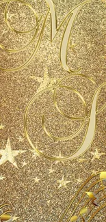 Gold Art Pattern Live Wallpaper