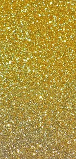 Shimmering gold glitter wallpaper, perfect for phones.