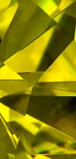 Golden abstract crystal wallpaper design.