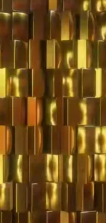 Golden abstract patterned phone wallpaper.