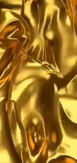 Golden abstract texture with rich metallic hues.