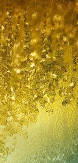 Golden glitter texture mobile wallpaper.