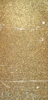 Golden glitter texture phone wallpaper, shimmering effect.