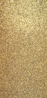 Shimmering golden glitter wallpaper for mobile.