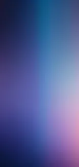 Gradient blue and purple phone wallpaper with a smooth blend.