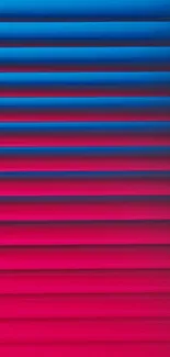 Vibrant red and blue striped gradient wallpaper for mobile.