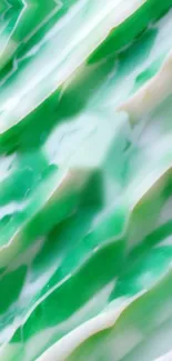 Elegant green marble texture phone wallpaper.