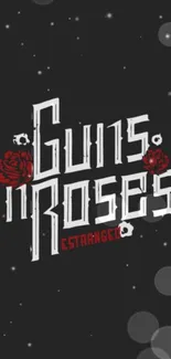 Guns and Roses Estranged wallpaper with red roses.