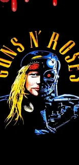 Guns N' Roses wallpaper with vibrant colors.