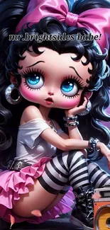 Hairstyle Toy Doll Live Wallpaper