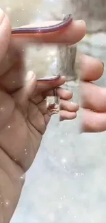 Hand Liquid Water Live Wallpaper