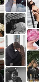 Hand Romance Collage Live Wallpaper