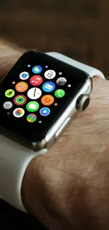 Hand Watch Communication Device Live Wallpaper