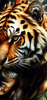 Head Bengal Tiger Siberian Tiger Live Wallpaper