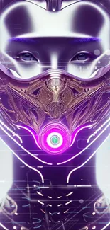 Head Eye Purple Live Wallpaper