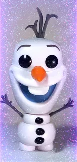 Head Snowman Smile Live Wallpaper