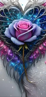 Heart Garden Roses Petal Live Wallpaper