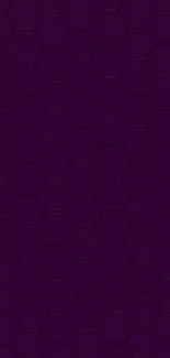 Dark purple hexagonal pattern wallpaper for mobile.