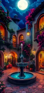 Home Night Landscape Lighting Live Wallpaper