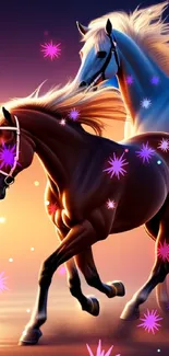 Horse Light Organism Live Wallpaper