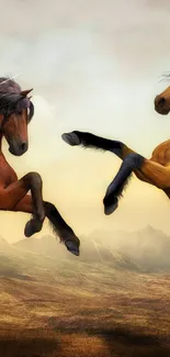 Horse Sky Cloud Live Wallpaper