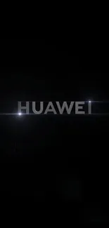 Sleek Huawei dark-themed wallpaper with subtle light effects.