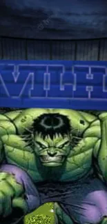 Hulk Cartoon Art Live Wallpaper