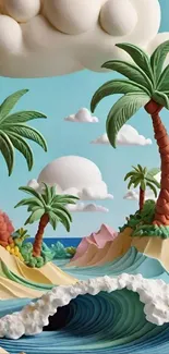 Icing Palm Trees Cake Decorating Live Wallpaper