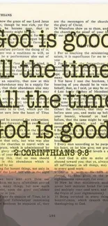 Inspirational Bible verse with scenic background image.