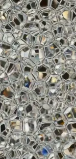 Intricate geometric pattern with shimmering textures.