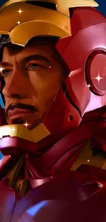 Iron Man Art Fictional Character Live Wallpaper