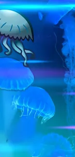 Jellyfish Marine Invertebrates Bioluminescence Live Wallpaper