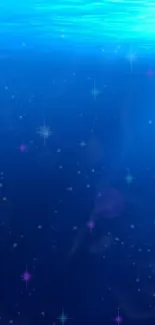 Jellyfish in neon blue ocean with 'love yourself' text.