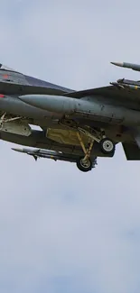 Military jet fighter soaring into the sky, showcasing its power and speed.