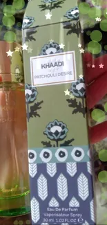 Khaadi Patchouli Desire perfume with elegant packaging.