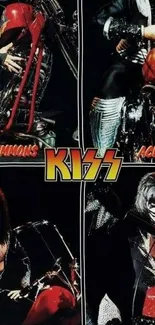 KISS band members vintage rock photo