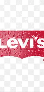 Levi's logo on a transparent background for mobile wallpaper.