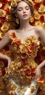 Light Fashion Gold Live Wallpaper