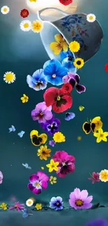 Light Petal Liquid Live Wallpaper