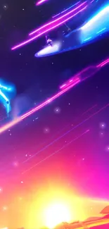 Light Purple Lighting Live Wallpaper