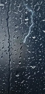 Dramatic lightning bolt over a city skyscraper at night, dark sky backdrop.