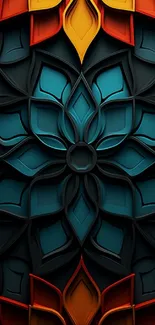 Line Symmetry Art Live Wallpaper